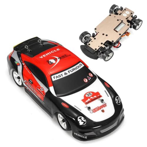 WLtoys K969 1:28 2.4G 4WD RC Car Alloy Brushed Remote Control Racing Crawler RTR Drifting Toys Models Toys for Kids (K969 1B) von WLtoys