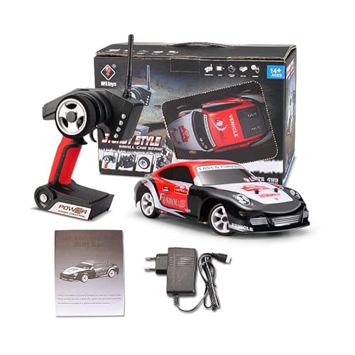WLtoys XKS K969 1:28 2.4G 4WD RC Car Alloy Brushed Remote Control Racing Crawler RTR Drifting Toys Models Toys for Kids (K969 2B) von WLtoys