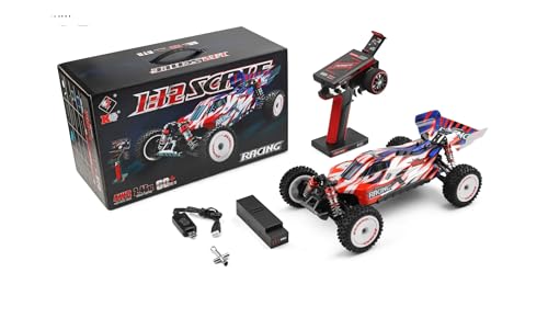 WLtoys xks 124008 60KM/H RC Car with 3S Battery Professional 1:12 Racing Car 4WD Brushless Electric High Speed Drift Remote Control Toys-2B(1300mAh) von WLtoys