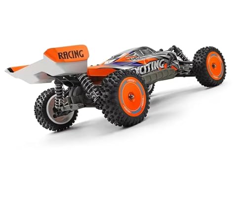 WLtoys xks 124010 55KM/H RC Car Professional Racing Vehicle 1:12 4WD Off-Road Electric High Speed Drift Remote Control Toys for Children(124010 Orange 1B) von WLtoys