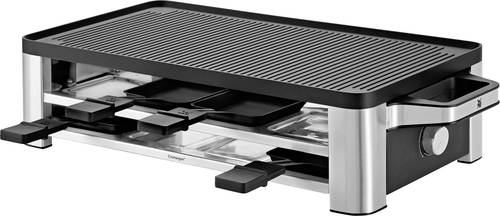 WMF LONO Raclette Raclette 8Pfännchen, mit manueller Temperatureinstellung Edelstahl, Schwarz von WMF