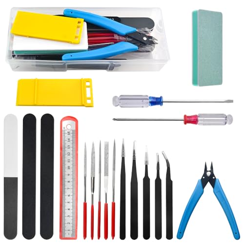 WMYCONGCONG 19 Stück Gundam-Modell-Werkzeugsatz Hobby Basic Tool Craft Set for Basic Model Building Repairing Fixing von WMYCONGCONG