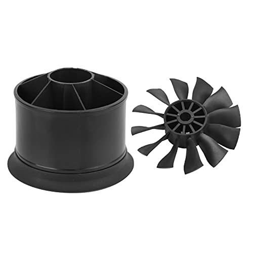 WNUV 50 mm Impeller, RC Impeller aus spritzgegossener Verbindung, weithin kompatibel für RC-Flugzeuge für 3300-kV-Motor(Positives Ruder) von WNUV