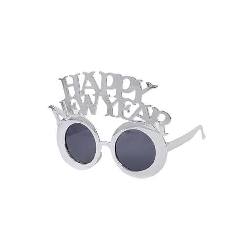 WNXGNHO 2025 Happy New Year Eyewear Einzigartige lustige Brillen Dekorationen Brillen für Feiertage von WNXGNHO