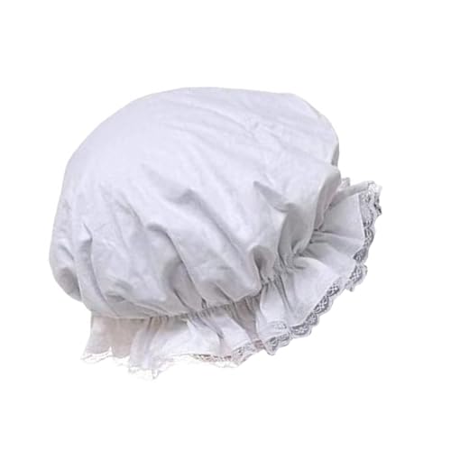 WNXGNHO Maid Bonnet Satins Halloween Cosplay Kopfbedeckung Zubehör gerüschte Krempe zarte Spitze für Damen von WNXGNHO