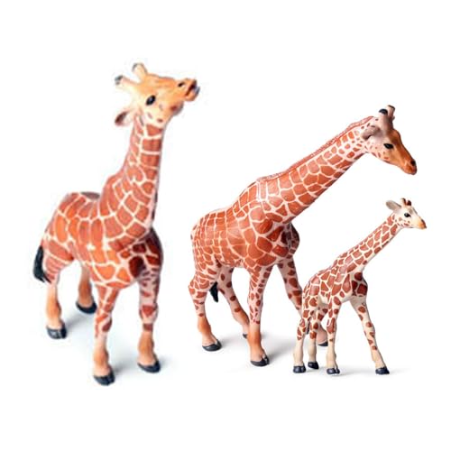 WNXGNHO Realistische Giraffenfigur Perfekt Für Heimdekoration Büro Ausstellung Authentische Tierfigur Aufwendige Foto Requisiten von WNXGNHO