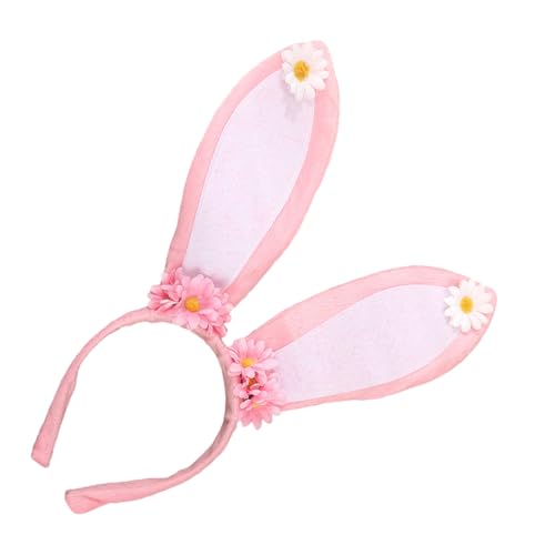 WNXGNHO Roleplay Bunnies Girl Stirnband Mit Blumen Designs Anime Stirnband Cosplay Kopfschmuck Festival Dressing Accessoire von WNXGNHO