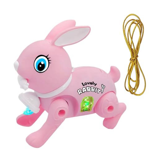 WNXGNHO Schöne Kaninchen Dolls Musical Toy Crawling Toy Schöne Kaninchen Singen Roboterpuppen Für Urlaubs Geburtstag Geschenkleuchte von WNXGNHO