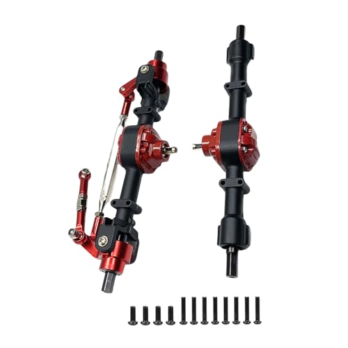 WNXGNHO Tragbare Robuste Metallachsen Set Stahlgetriebe Upgrades Für Ferngesteuerte Fahrzeuge MN78 MN80 LC79 Teile Bastelbedarf von WNXGNHO