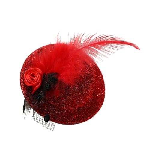 WNXGNHO Viktorianische Party Fascinator Hüte Für Mädchen Und Frauen Kleine Clip On Haarteile Kostüm Haarnadel Haarzubehör von WNXGNHO