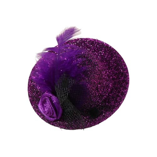 WNXGNHO Viktorianische Party Fascinator Hüte Für Mädchen Und Frauen Kleine Clip On Haarteile Kostüm Haarnadel Haarzubehör von WNXGNHO