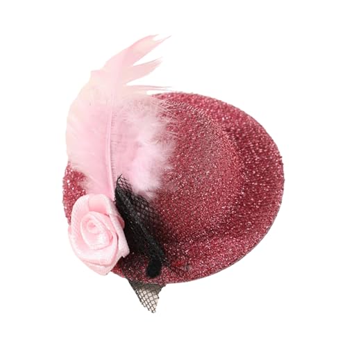 WNXGNHO Viktorianische Party Fascinator Hüte Für Mädchen Und Frauen Kleine Clip On Haarteile Kostüm Haarnadel Haarzubehör von WNXGNHO