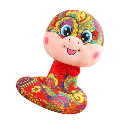 WNXGNHO Zodiacal Snake Maskottchen Kuschelpuppen Festival Plüschtier Für Chinesisches Neujahr Home Office Dekoration Mit Haken Zum Aufhängen von WNXGNHO