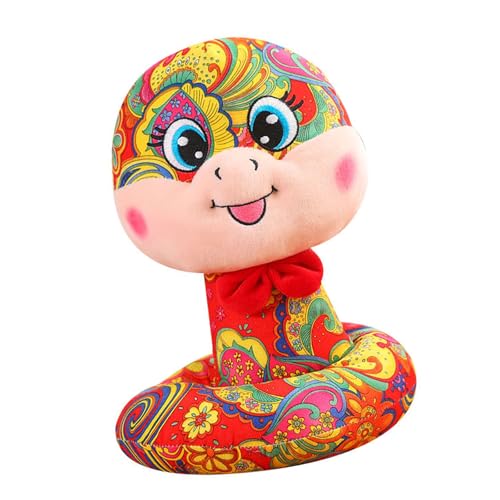 WNXGNHO Zodiacal Snake Maskottchen Kuschelpuppen Festival Plüschtier Für Chinesisches Neujahr Home Office Dekoration Mit Haken Zum Aufhängen von WNXGNHO