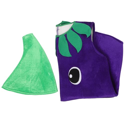 WOFASHPURET 1 Set Neuheit Kinder Kostüm Aubergine Kostüm Bühnenkostüm Gemüse Kostüm von WOFASHPURET