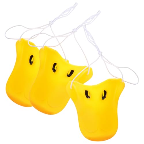 WOFASHPURET 15 Stk Entennase Ente Stütze Zubehör für Tierkostüme Hahn Nase Vogelkostüm halloween kostün costume de halloween spielzeug Austauschbar Karnevals-Zirkus-Requisiten Vinyl Yellow von WOFASHPURET