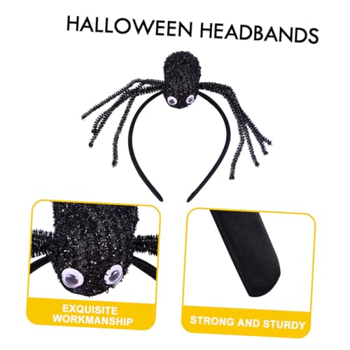 WOFASHPURET 2 Stück Halloween Haarreif Cartoon Spinne mit Langen Hörnern Umweltfreundliches Stoffmaterial Sicherer Kopfschmuck für Erwachsene für Halloween Karneval Fasching und WOFASHPURET 2 Stück Halloween Haarreif Cartoon Spinne mit Langen Hörnern Umweltfreundliches Stoffmaterial Sicherer Kopfschmuck für Erwachsene für Halloween Karneval Fasching und von WOFASHPURET