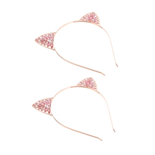 WOFASHPURET 2 Stück Katzenohren Haarreif mit Pailletten Glitzer Damen Haarschmuck für Party Festival Leicht und Rutschfest Modisch Langlebig und Bequem WOFASHPURET 2 Stück Katzenohren Haarreif mit Pailletten Glitzer Damen Haarschmuck für Party Festival Leicht und Rutschfest Modisch Langlebig und Bequem von WOFASHPURET