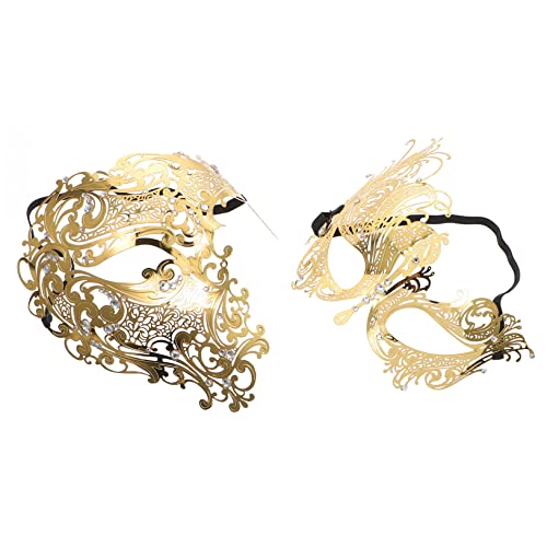 WOFASHPURET 2 Stück Maske Bühnen Performance Requisite Party Gesichtsdekoration Performance Dekor Requisite von WOFASHPURET