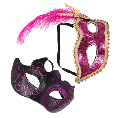 WOFASHPURET 2 Teilige Partymaske Für Erwachsene Im Römischen Vintage Stil Vintage Antik Masken Abend Und Abschlussballmaske Für Karnevals Und Karnevalsfeiern von WOFASHPURET