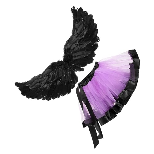 WOFASHPURET Tutu-kleid für Mädchen Halloween-kostüm Verkleidung Cosplay-flügel für Partys von WOFASHPURET