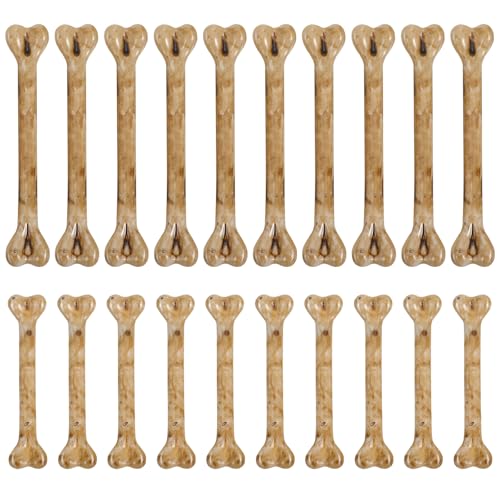 WOFASHPURET 20 Stück Künstliche Knochen zum Basteln, Multifunktionale DIY-anhänger zum Aufhängen von Knochen, Kunststoff-Requisiten Halloween-Dekoration WOFASHPURET 20 Stück Künstliche Knochen zum Basteln, Multifunktionale DIY-anhänger zum Aufhängen von Knochen, Kunststoff-Requisiten Halloween-Dekoration von WOFASHPURET