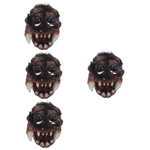 WOFASHPURET 4 Stück Spinnenmaske Halloween-accessoires Spinnenkostüm Halloween-maske Maskenball Maske Tiermaske Halloween-gesichtsbedeckung Maskerade Masken Maske Für Dekor Kunststoff von WOFASHPURET