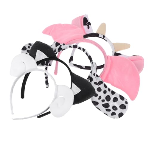 WOFASHPURET 5 Stück Teiliges Niedliche Plüsch Tierstirnbänder für Weiche Haarreifen mit Schaf Hund Katzen Kuh Schweineohren Idealer Haarschmuck für Halloween Kostüm Partydekoration WOFASHPURET 5 Stück Teiliges Niedliche Plüsch Tierstirnbänder für Weiche Haarreifen mit Schaf Hund Katzen Kuh Schweineohren Idealer Haarschmuck für Halloween Kostüm Partydekoration von WOFASHPURET
