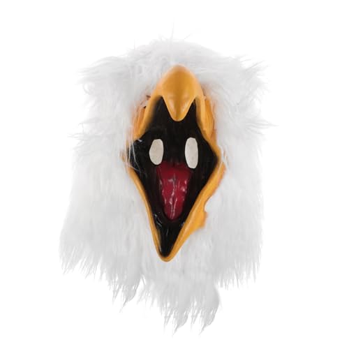 WOFASHPURET Adlermaske Halloween Kostüme Halloween Maske Vogelschnabelmaske Tierkostüm Maske Falkenkostüm Adlerkopfbedeckung Partymaske Mit Adlermotiv Weißkopfseeadlerkostüm von WOFASHPURET