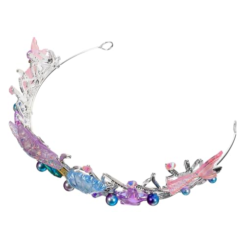 WOFASHPURET Haarreif Damen Mädchen mit Funkelnden Strasssteinen Königliche Party Tiara mit Muschel und Design Vielseitiges Haar Accessoire für Geburtstags und Karnevalsfeiern WOFASHPURET Haarreif Damen Mädchen mit Funkelnden Strasssteinen Königliche Party Tiara mit Muschel und Design Vielseitiges Haar Accessoire für Geburtstags und Karnevalsfeiern von WOFASHPURET