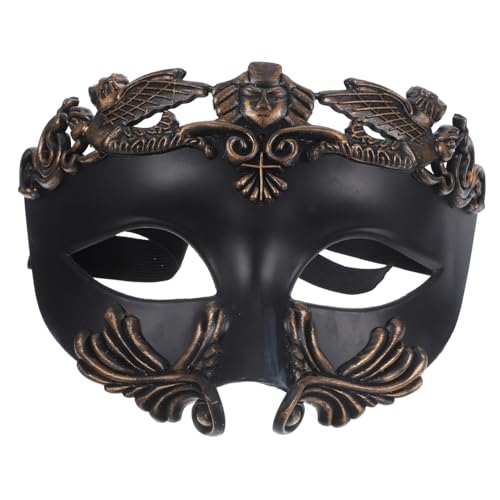 WOFASHPURET Halbe Gesichtsmaske Für Maskenball Und Halloween Kreative Pferdemaske Aus Hochwertigem Material Ideal Zum Bemalen Für Und Erwachsene Perfektes Kostüm Accessoire Für Partys Und von WOFASHPURET