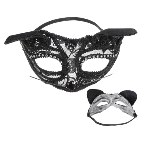 WOFASHPURET Halloween Halbgesichts Spitzenmaske für Damen Leichte Cosplay Masquerade Party Maske aus Sicherem Kunststoff und Spitze Komfortabel für Halloween Karneval Geburtstagsfeier und WOFASHPURET Halloween Halbgesichts Spitzenmaske für Damen Leichte Cosplay Masquerade Party Maske aus Sicherem Kunststoff und Spitze Komfortabel für Halloween Karneval Geburtstagsfeier und von WOFASHPURET