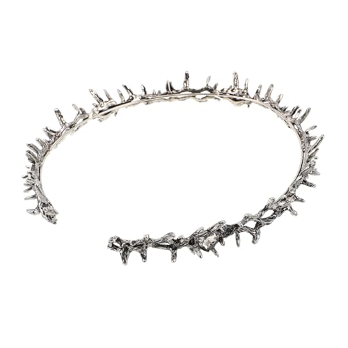 WOFASHPURET Handgefertigte Halloween Dornenkrone Haarschmuck Goldfarbenes Kopfteil für Damen Leichter Gothic Cosplay Haarreif Mystische Party Accessoire für Karneval und Kostümfeste WOFASHPURET Handgefertigte Halloween Dornenkrone Haarschmuck Goldfarbenes Kopfteil für Damen Leichter Gothic Cosplay Haarreif Mystische Party Accessoire für Karneval und Kostümfeste von WOFASHPURET