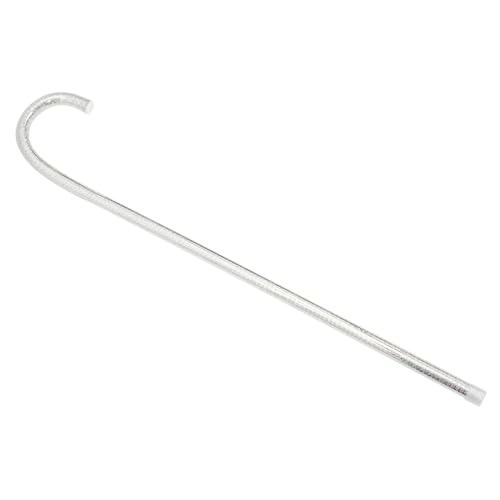 WOFASHPURET Jazz Tanzstock Cosplay Gehstock Silber Halloween Party Requisit für Mädchen Bühnenauftritt Karneval Zubehör WOFASHPURET Jazz Tanzstock Cosplay Gehstock Silber Halloween Party Requisit für Mädchen Bühnenauftritt Karneval Zubehör von WOFASHPURET