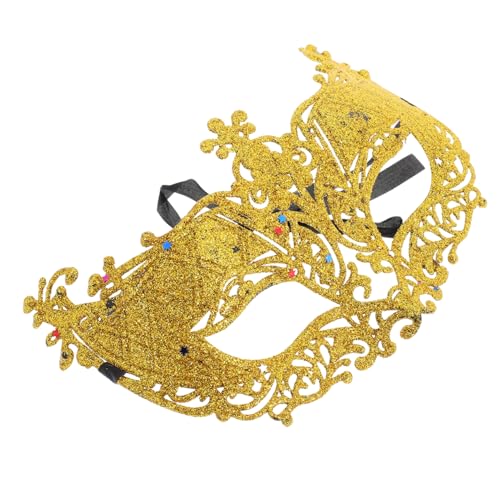 WOFASHPURET Karnevalsmaske fuchs maske goldene maske Dekorative Maske Maskenball Maske Damen Maske Kostüm Party Maske Maskerade Masken Maskerademasken für Paare Masken Plastik von WOFASHPURET