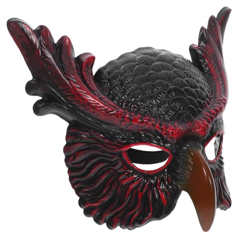 WOFASHPURET Owl aus Robustem PP Kunststoff Halbe Tiergesichtsmaske für Halloween Karneval Cosplay Kostümparty Auffälliges Design für Erwachsene für Fasching und Bühnenshows WOFASHPURET Owl aus Robustem PP Kunststoff Halbe Tiergesichtsmaske für Halloween Karneval Cosplay Kostümparty Auffälliges Design für Erwachsene für Fasching und Bühnenshows von WOFASHPURET