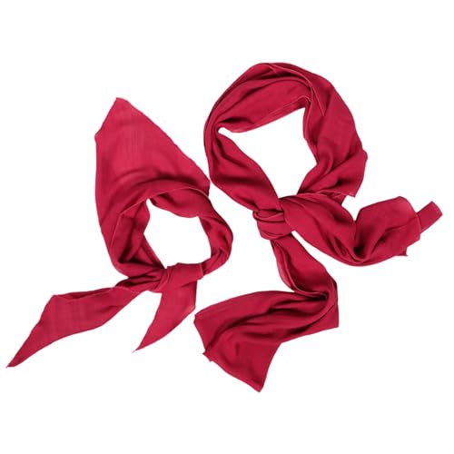 WOFASHPURET Piratenkostü Zubehör Set Für Damen Und Herren Dunkelrotes Piraten Bandana Und Großer Sash Gürtel Für Halloween Cosplay Und Karneval von WOFASHPURET