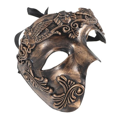 WOFASHPURET Römische Soldat Maskerademaske Für Männer Hochwertige Halloween Partymaske Ideal Für Maskenball Und Kostümpartys Detailreiche Verarbeitung Klassischem Design von WOFASHPURET