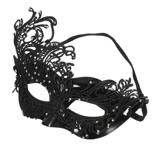 WOFASHPURET Spitzen Maske Halbgesichtsdesign für Damen Atmungsaktiv Langlebig Kostüm Maske für Mardi Gras Halloween Karneval und Party Events WOFASHPURET Spitzen Maske Halbgesichtsdesign für Damen Atmungsaktiv Langlebig Kostüm Maske für Mardi Gras Halloween Karneval und Party Events von WOFASHPURET