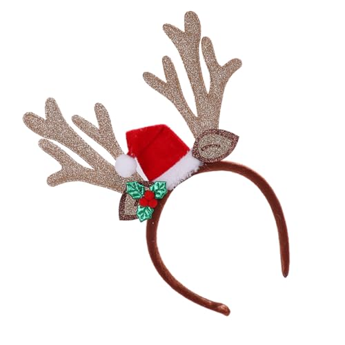 WOFASHPURET Weihnachts Haarreif Rentiergeweih Haarreif Antler Haarband für Erwachsene und Weihnachtsfeier Karneval Party Haarschmuck WOFASHPURET Weihnachts Haarreif Rentiergeweih Haarreif Antler Haarband für Erwachsene und Weihnachtsfeier Karneval Party Haarschmuck von WOFASHPURET