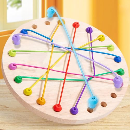 Seil-Entwirrungsspiel, Seil-Puzzle-Spiel, Twisted Rope Spiel, Knots Rope Untangling Strategie-Brettspiel,Seil Puzzlespiel,Verdrehtes Seil-Sortier-Puzzle-Spiel,Interaktives Seilspiel Für Junge Mädchen von WOGXN