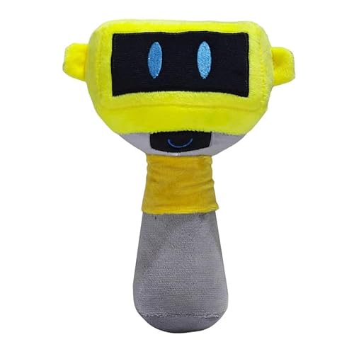 Sprunki Plush Toy, Music Game Sprunki Characters Plush Doll,Gray Simon Pinki Soft Plush Stuffed Monster Figurine Pillow,for Game Fans and Friends Birthday Present (Fun Bot) von WOHAKUGX