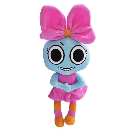 WOHAKUGX Dandy Plush Horror Game World Plush,Cute Cartoon Toys Dandy Game Plush,Soft Stuffed Animal Pillow Doll Gift for Boys Girls Birthday Halloween,Thanksgiving,Christmas (Poppy) von WOHAKUGX