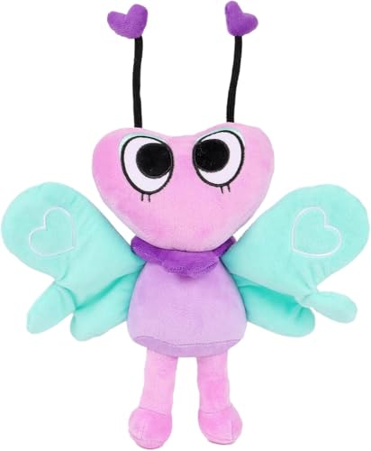 WOHAKUGX Dandy Plush Horror Game World Plush,Dandy Plush Pillow Doll,Cute Dandy Game Plush,Funny Cartoon Toys Blue Purple Stuffed Animal,Soft Doll for Christmas Birthday (Flutter) von WOHAKUGX