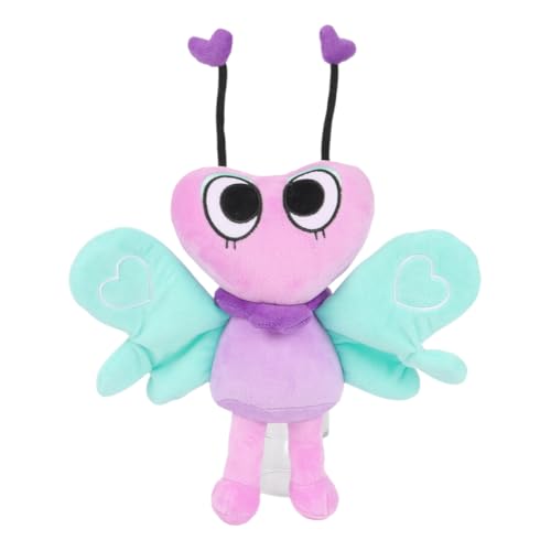 WOHAKUGX Dandy Plush World Plush,Cute Dandy Game Plush,Funny Cartoon Toys Blue Purple Stuffed Animal,Soft Cartoon Plush Toy for Game Lovers and Friends Beautifully Horror Game Plushies Doll (Flutter) von WOHAKUGX