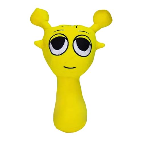 WOHAKUGX Sprunki Plush Toy, Music Game Sprunki Characters Plush Doll,Gray Simon Pinki Soft Plush Stuffed Monster Figurine Pillow,for Game Fans and Friends Birthday Present (Simon) von WOHAKUGX