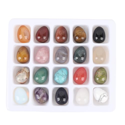 20pcs Crystals and Stones Set, Rocks Collection Nature Rock und Crystal Collection Science Kit mit Bildungssteinidentifikationsdiagramm für Kinder über 5 20pcs Crystals and Stones Set, Rocks Collection Nature Rock und Crystal Collection Science Kit mit Bildungssteinidentifikationsdiagramm für Kinder über 5 von WOHPNLE