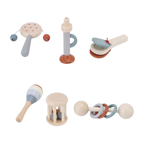 Baby Musikinstrumente Set, hölzerne Percussion Instrumente Spielzeug pädagogisches Baby frühes Musikspielzeug für kleine und Mädchen Kinder Geschenke Baby Musikinstrumente Set, hölzerne Percussion Instrumente Spielzeug pädagogisches Baby frühes Musikspielzeug für kleine und Mädchen Kinder Geschenke von WOHPNLE