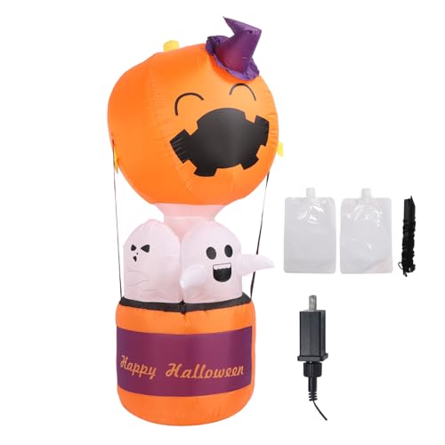 Halloween Ghost Ballon, 6ft aufblasbare ation mit LED -Leuchten Ghost Outdoor Yard für Garten Rasen Halloween Party Display Halloween Ghost Ballon, 6ft aufblasbare ation mit LED -Leuchten Ghost Outdoor Yard für Garten Rasen Halloween Party Display von WOHPNLE