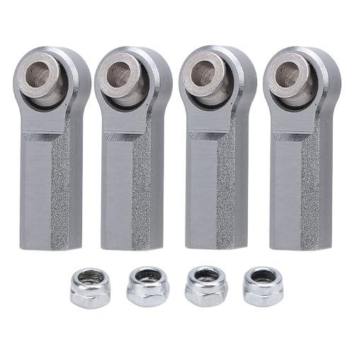 WOHPNLE 4PCS Metall Kugelgelenk Legierung für 1/10 Modell Auto 7,0mm Durchmesser M4 Gewinde RC Auto Kugelgelenk 4 gerade (Sie färben) von WOHPNLE